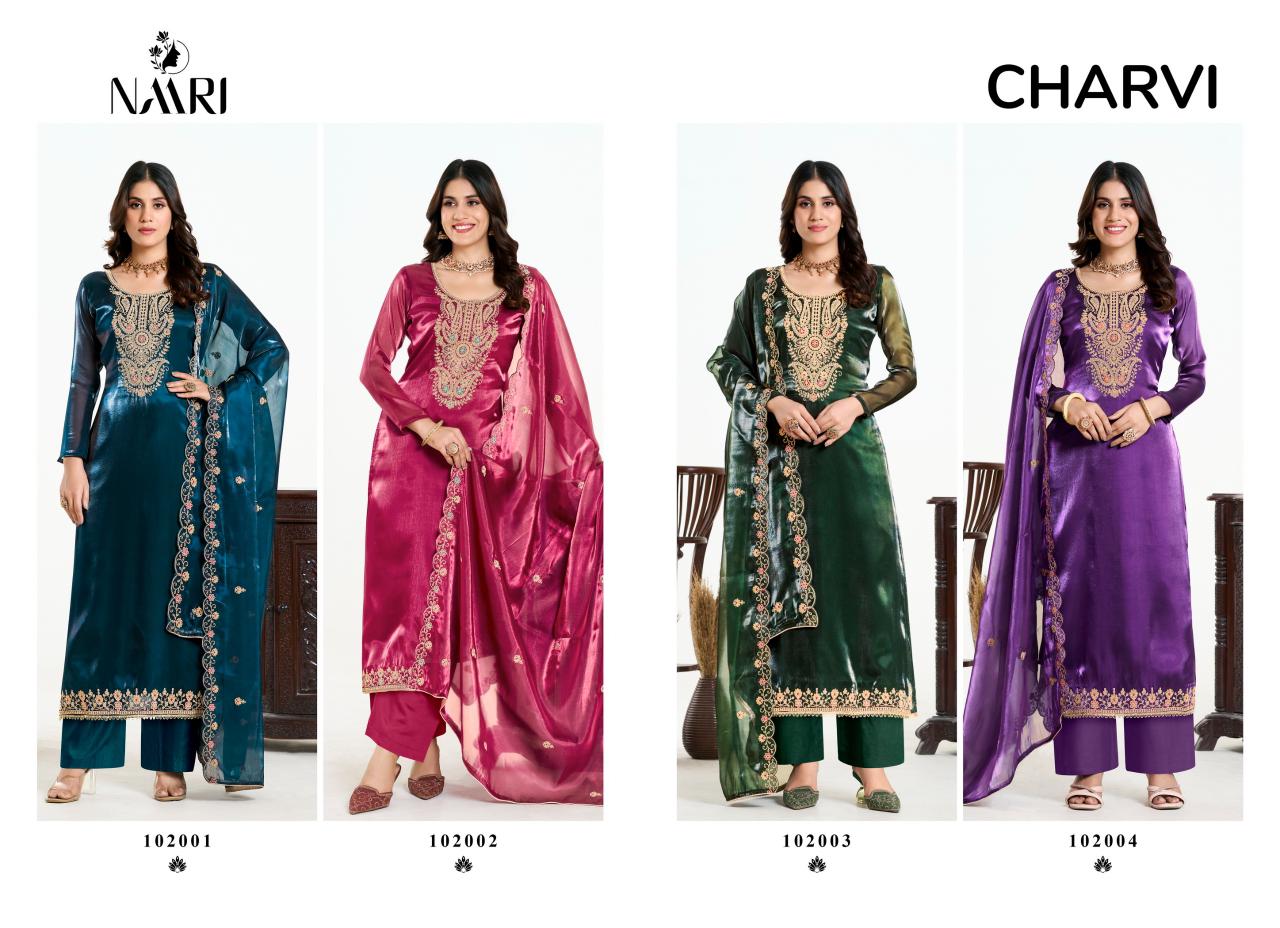 Charvi By Naari Jimmy Choo Silk Designer Salwar Kameez Wholesale Price In Surat
